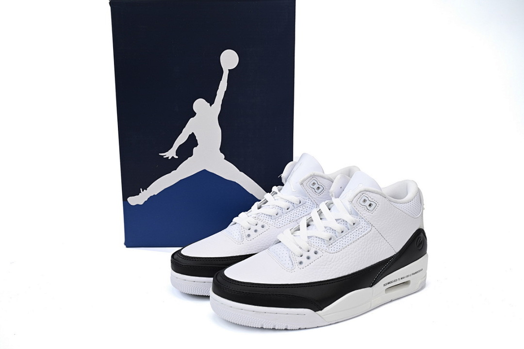 Fragment Design x Air Jordan 3 Black White DA3595-100