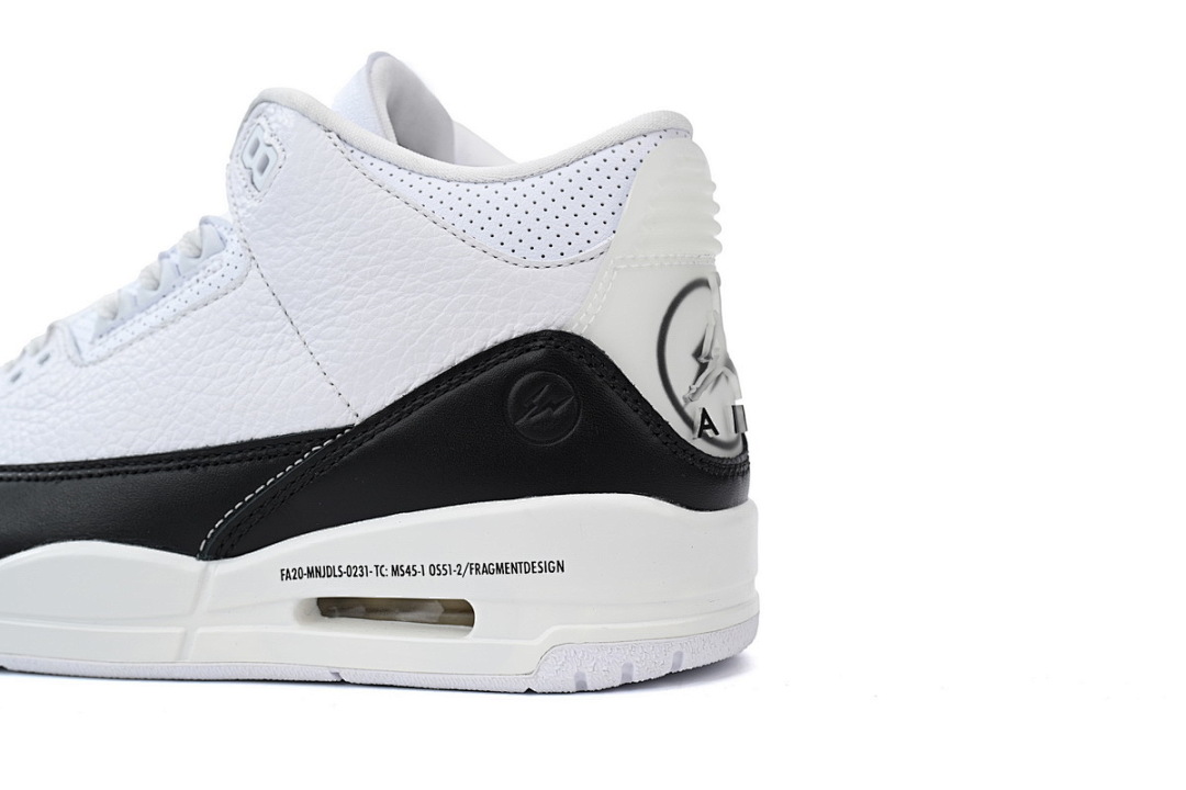 Fragment Design x Air Jordan 3 Black White DA3595-100