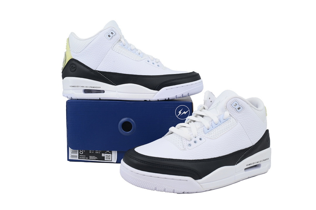 Fragment Design  Air Jordan 3 Negro y Blanco DA3595-100