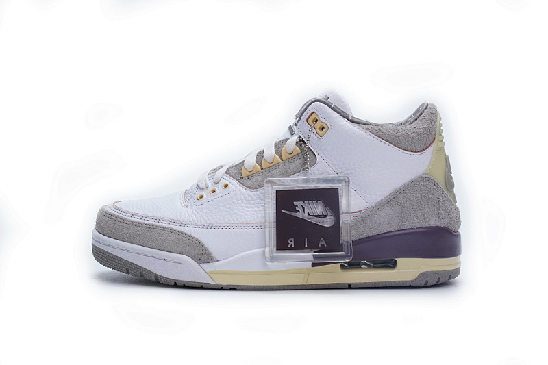 DH3434-110 A Ma Maniere x Air Jordan 3 Retro SP Medium Grey
