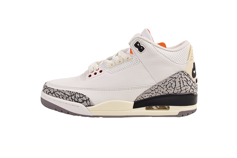 Air Jordan 3 OG White Grey Black Retro Basketball Shoes DN3707-100 