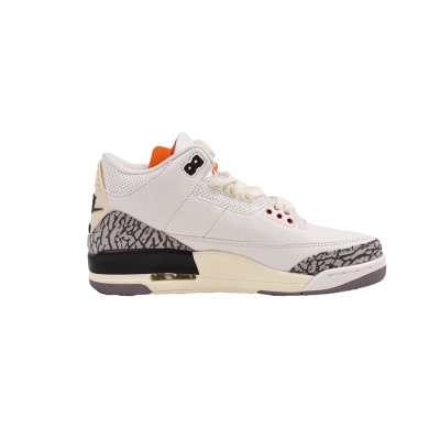 Air Jordan 3 OG White Grey Black Retro Basketball Shoes DN3707-100  02