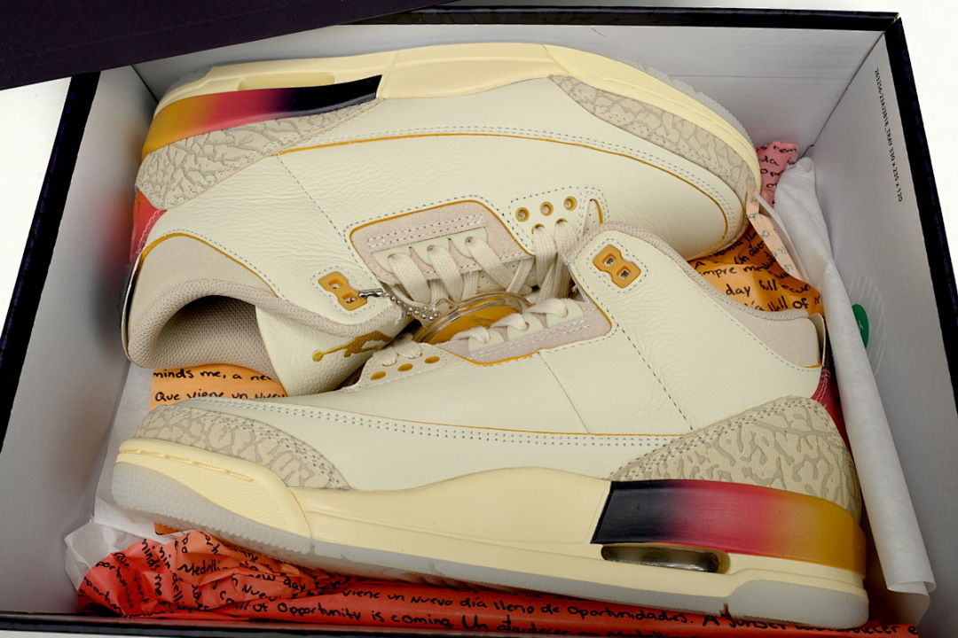 J Balvin x Air Jordan 3 White Blue Red FN0344-901