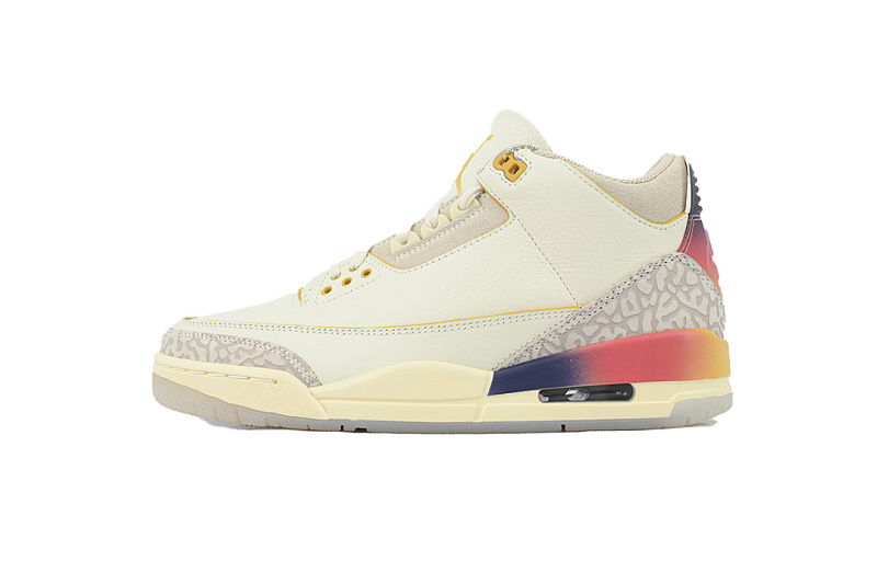  J Balvin  Air Jordan 3 Blanco, Azul y Rojo FN0344-901