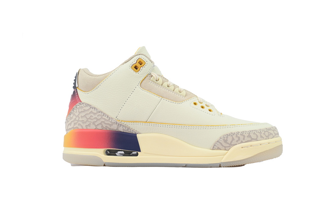  J Balvin  Air Jordan 3 Blanco, Azul y Rojo FN0344-901
