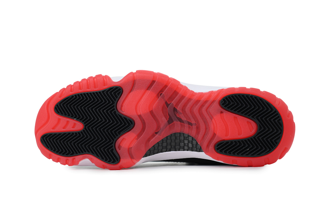 Air Jordan 11 WMNS Black Red Patent Leather Low Shoes FV5104-006 
