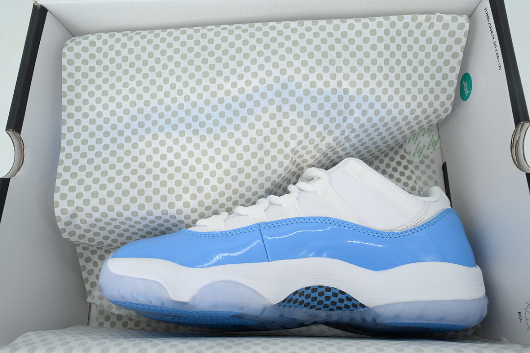 Air Jordan 11 Retro Low University Blue Basketball Shoes FV5104-100 