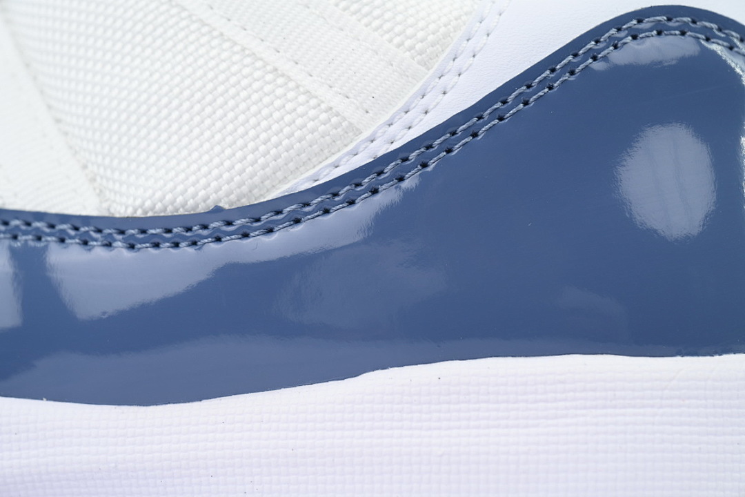 Air Jordan 11 Retro Low Navy White Ice Blue Sneakers FV5104-104