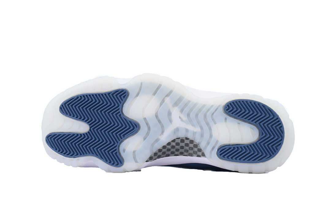 Air Jordan 11 Retro Low Navy White Ice Blue Sneakers FV5104-104