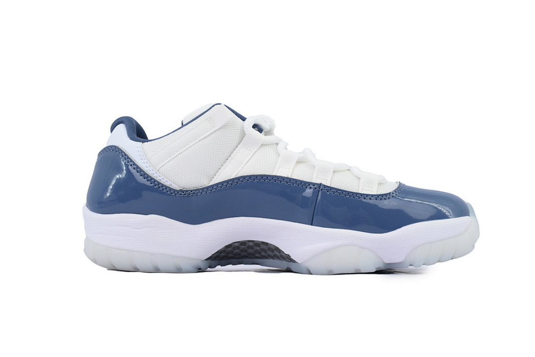 Air Jordan 11 Retro Low Navy White Ice Blue Sneakers FV5104-104