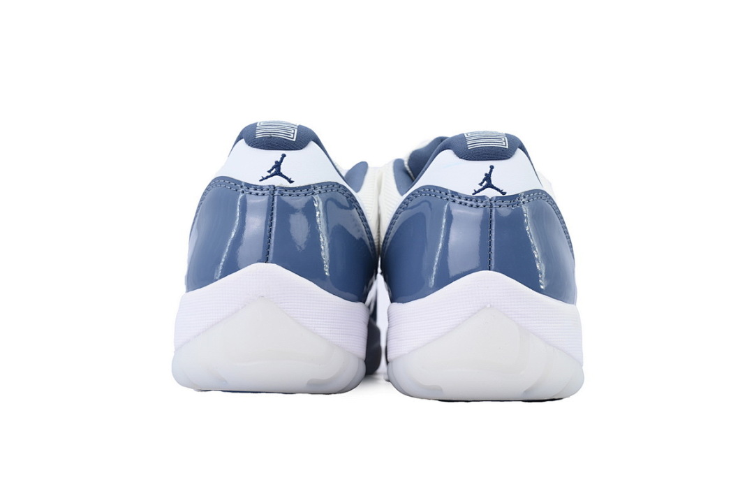 Air Jordan 11 Retro Low Navy White Ice Blue Sneakers FV5104-104