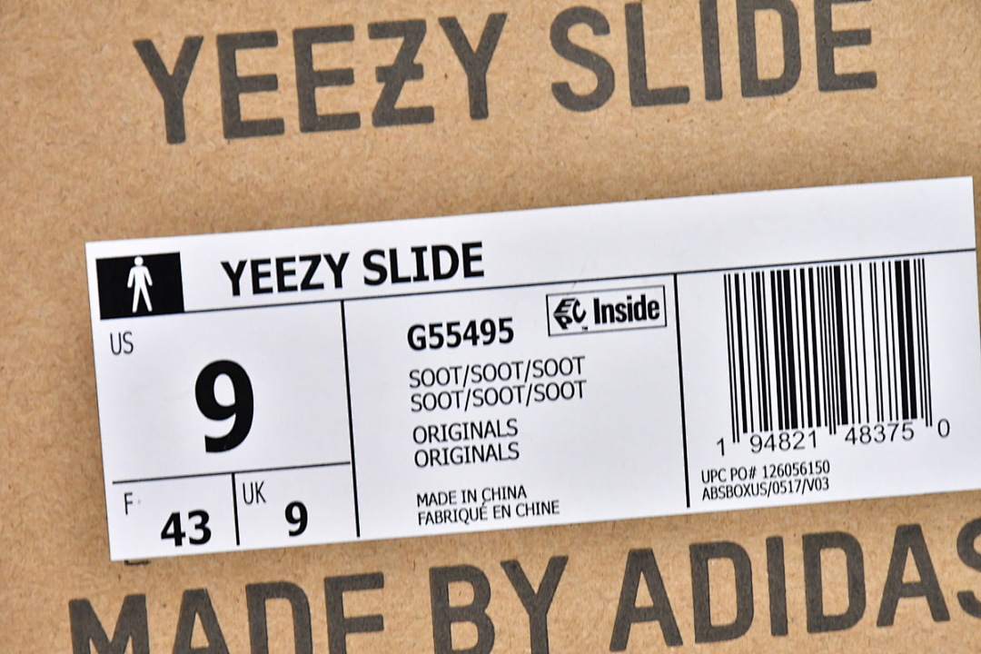  adidas Yeezy Slide Soot G55495