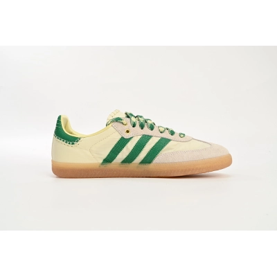 Wales Bonner adidas Originals SAMBA White Green GY4344 02
