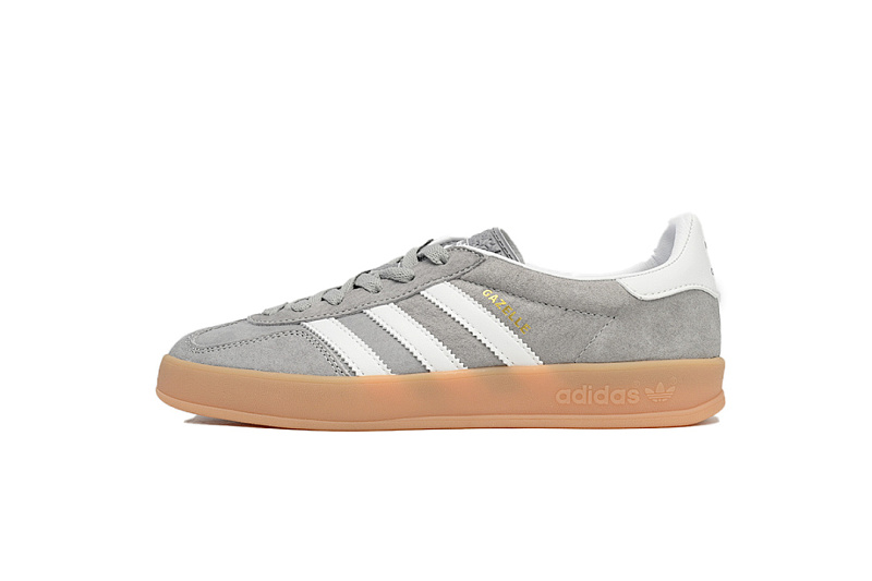 Adidas Gazelle Indoor Light Grey White Gum ID0978