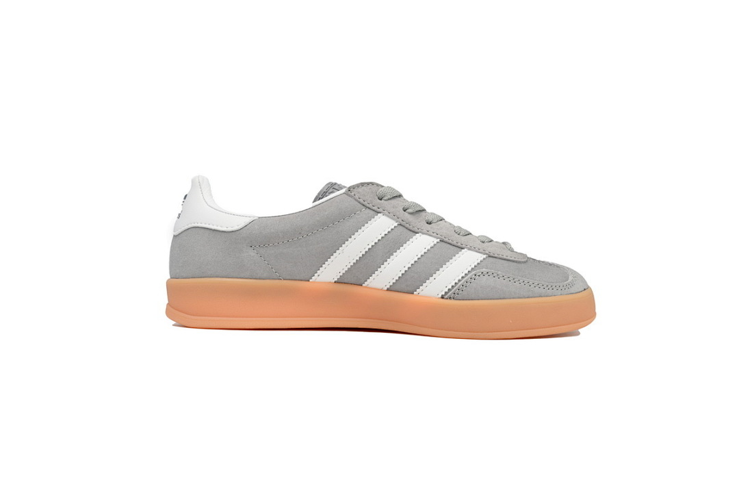Adidas Gazelle Indoor Light Grey White Gum ID0978