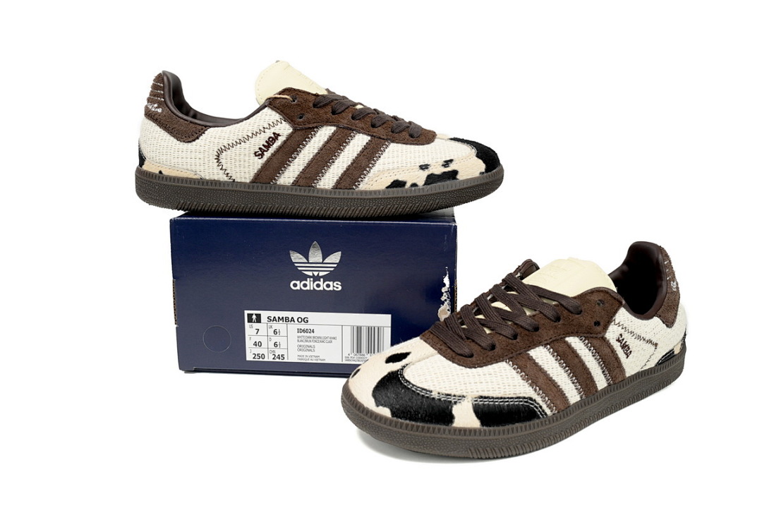 Adidas Samba OG Cream White Dark Brown Core Black ID6024