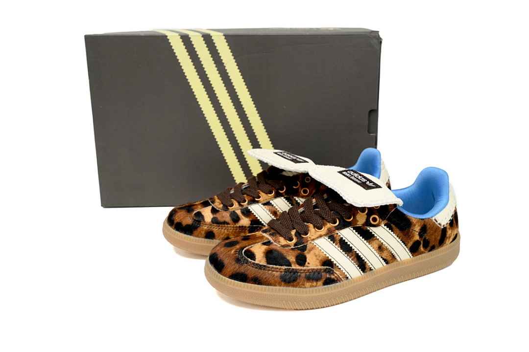 Adidas WB Pony Tonal Samba Brown Leopard Cream Blue Gum IE0578