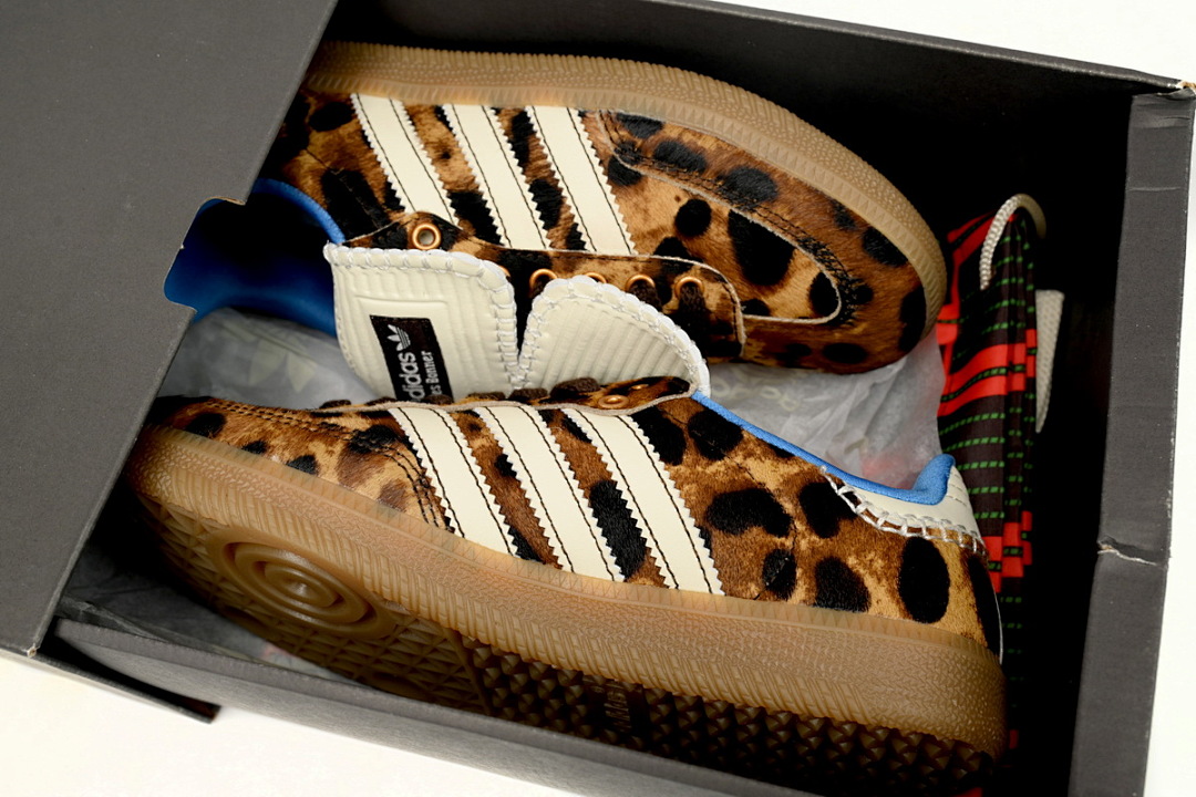 Adidas WB Pony Tonal Samba Brown Leopard Cream Blue Gum IE0578