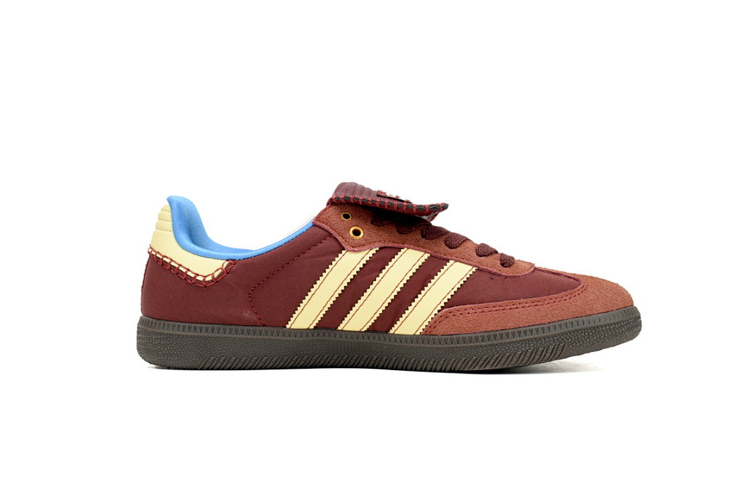 Adidas Samba OG Wonder White Maroon Putty Grey IE0579