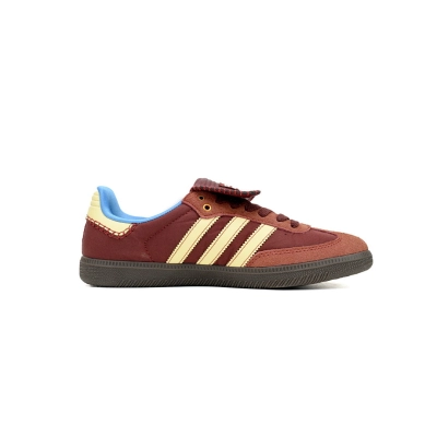 Adidas Samba OG Wonder White Maroon Putty Grey IE0579 02