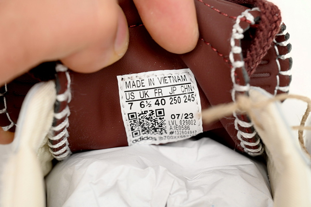 Adidas WB Pony Tonal Samba Cream White Maroon Gum IE0586