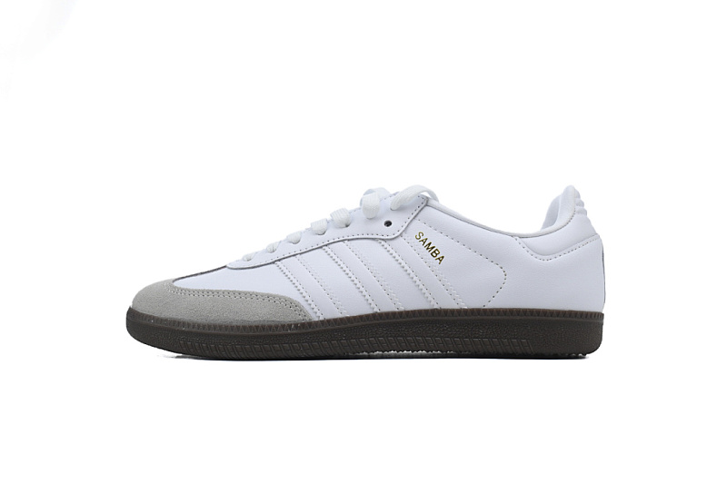Adidas Samba OG White Grey Brown IE3439