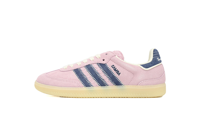 Adidas Samba OG Pink Blue Cream White IG4198