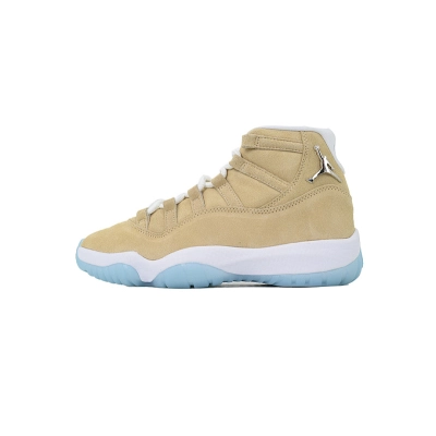 Jordan 11 Low WMNS Wheat Suede Ice Blue Sneakers IO8960-707  01