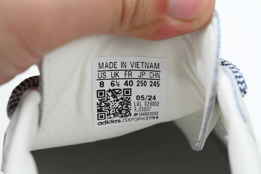 Off White Dark Blue