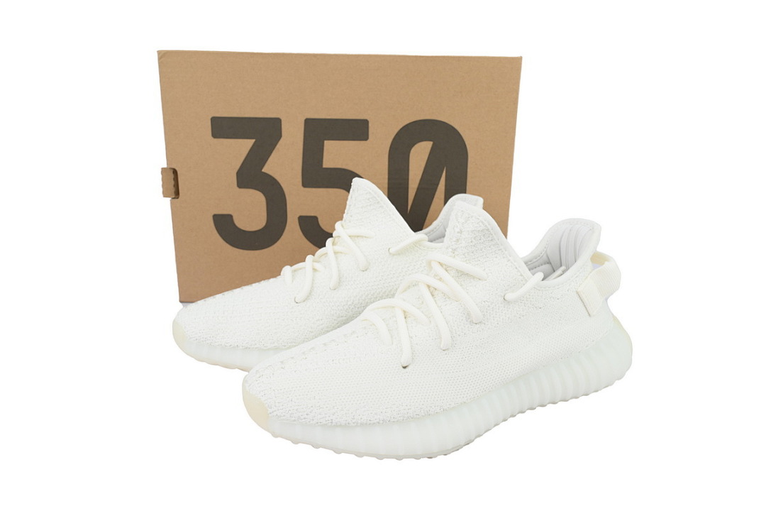 Adidas Yeezy Boost 350 V2 Triple White Cream White Sneakers CP9366 