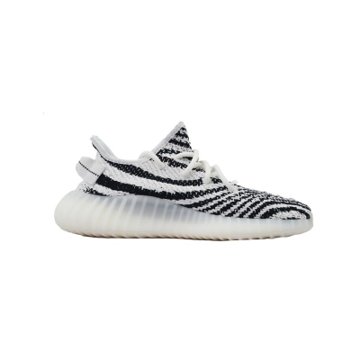 Adidas Yeezy Boost 350 V2 Bone Triple White Knit Sneakers CP9654  02