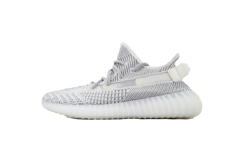 Yeezy Boost 350 V2 Grey White Reflective Knit Sneakers EF2905 