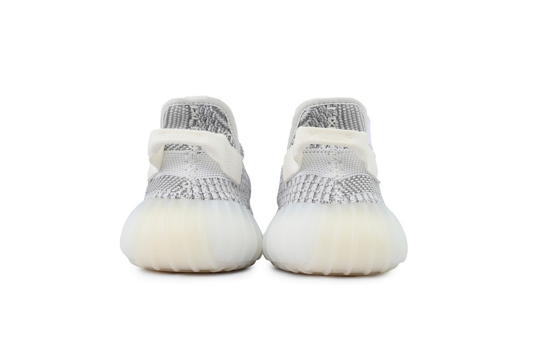 Yeezy Boost 350 V2 Grey White Reflective Knit Sneakers EF2905 