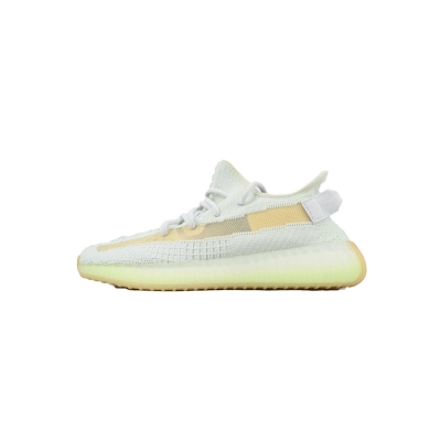 Adidas Yeezy Boost 350 V2 Mint Yellow Stripe Knit Running Sneakers Unisex Casual Shoes EG7491  01
