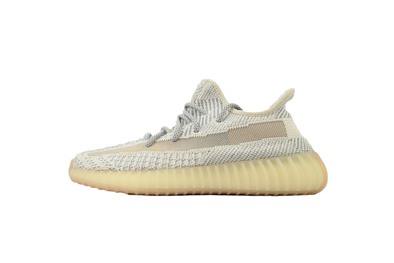 Adidas Yeezy Boost 350 V2 Cream Light Grey Beige Stripe Sneakers FV3254 