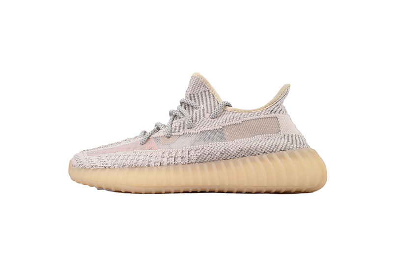 Adidas Yeezy Boost 350 V2 Soft Pink Beige Rose Stripe Sneakers FV5666 