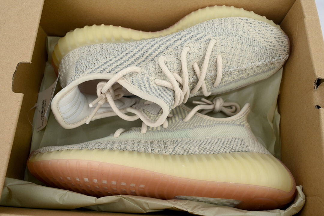 Adidas Yeezy Boost 350 V2 Cream Mint Reflective Boost Sneakers FW5318 
