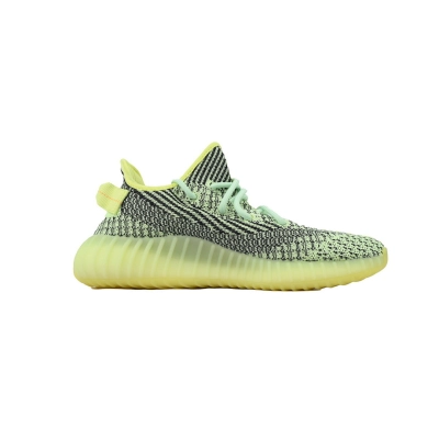 Adidas Yeezy Boost 350 V2 Neon Green Black Reflective Boost Sneakers FX4130  02