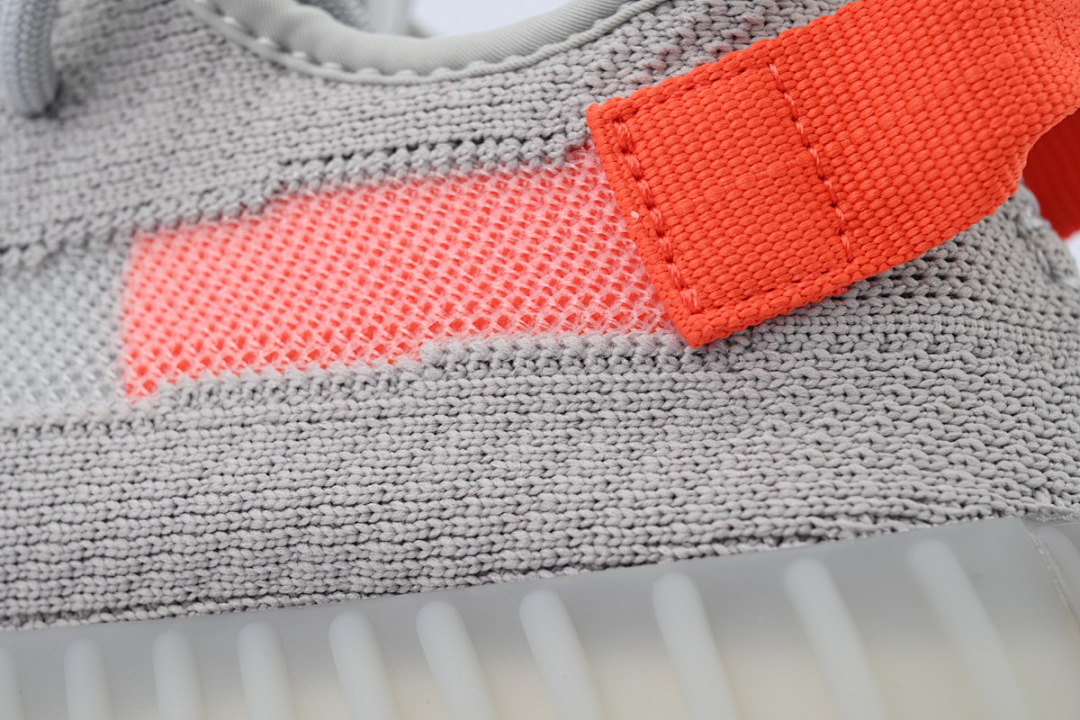 Adidas Yeezy 350 V2 Grey Orange Sneakers FX9017 