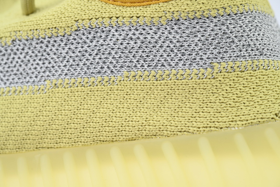 Adidas Yeezy Boost 350 V2 Lemon Grey Silver Stripe Sneakers FX9034 