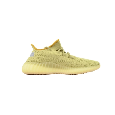 Adidas Yeezy Boost 350 V2 Lemon Grey Silver Stripe Sneakers FX9034  02