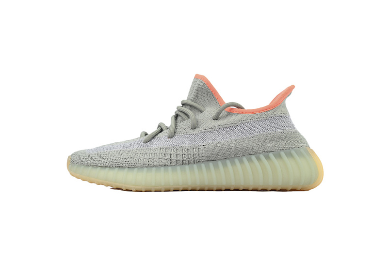 Adidas Yeezy Boost 350 V2 Olive Grey Orange Reflective Boost Sneakers FX9035 