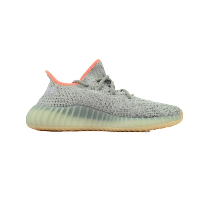 Adidas Yeezy Boost 350 V2 Olive Grey Orange Reflective Boost Sneakers FX9035  02
