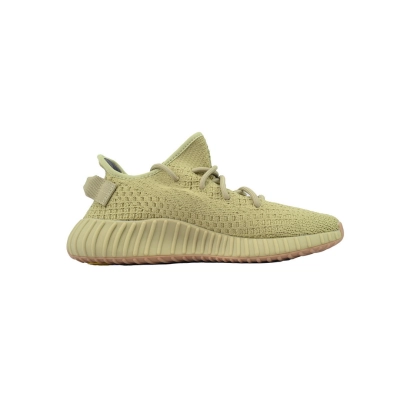 Adidas Yeezy Boost 350 V2 Olive Yellow Green Knit Sneakers Unisex Casual Shoes FY5346  02