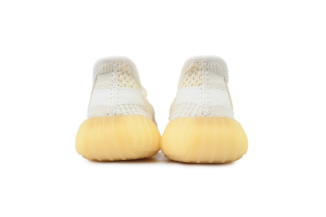 Adidas Yeezy Boost 350 V2 Citrin Non-Reflective Cream Yellow Knit Sneakers FZ5246 