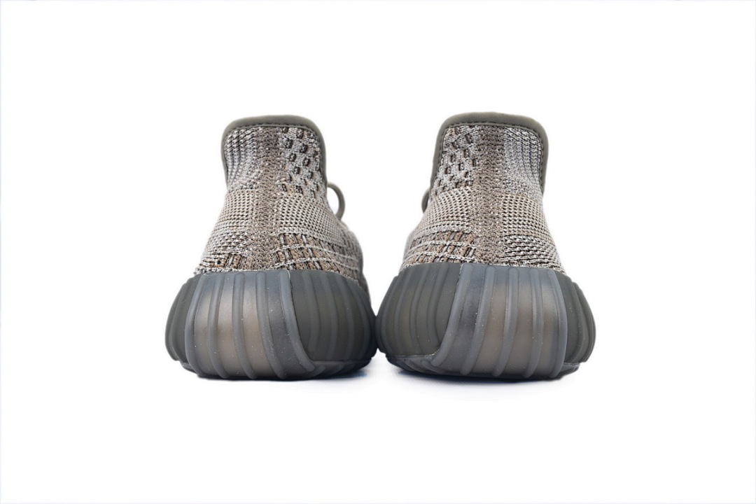Yeezy Boost 350 V2 Grey Orange Stripe Running Shoes Unisex GW0089 