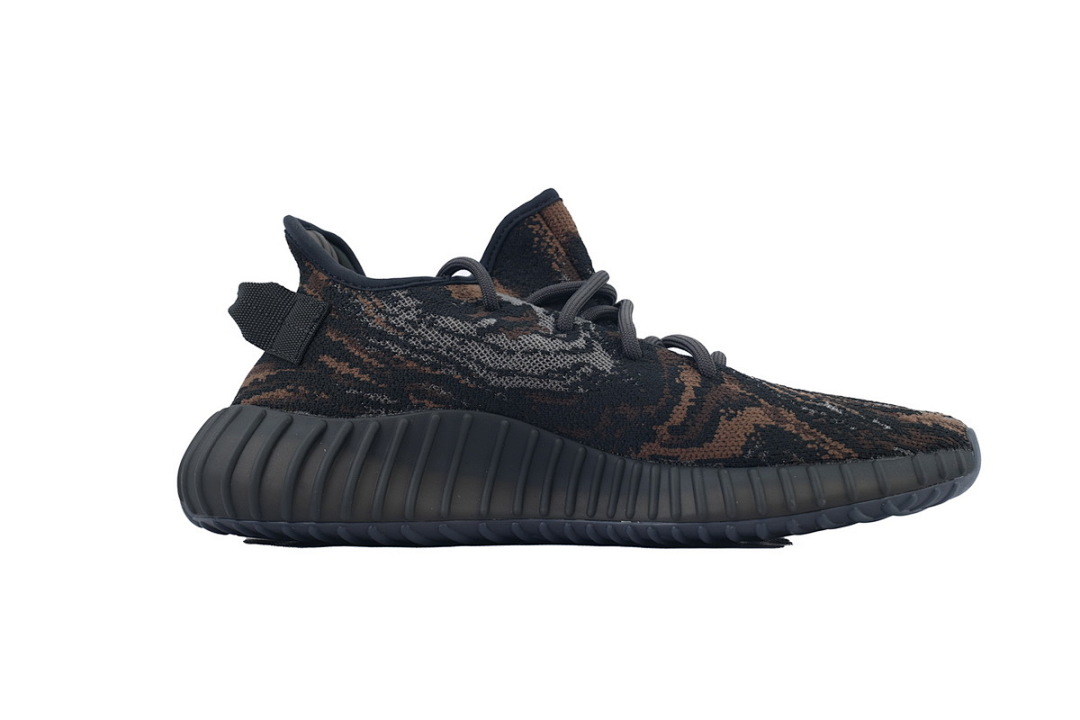 Adidas Yeezy Boost 350 V2 Black Brown Marble Knit Sneakers Unisex Casual Shoes GW3774 