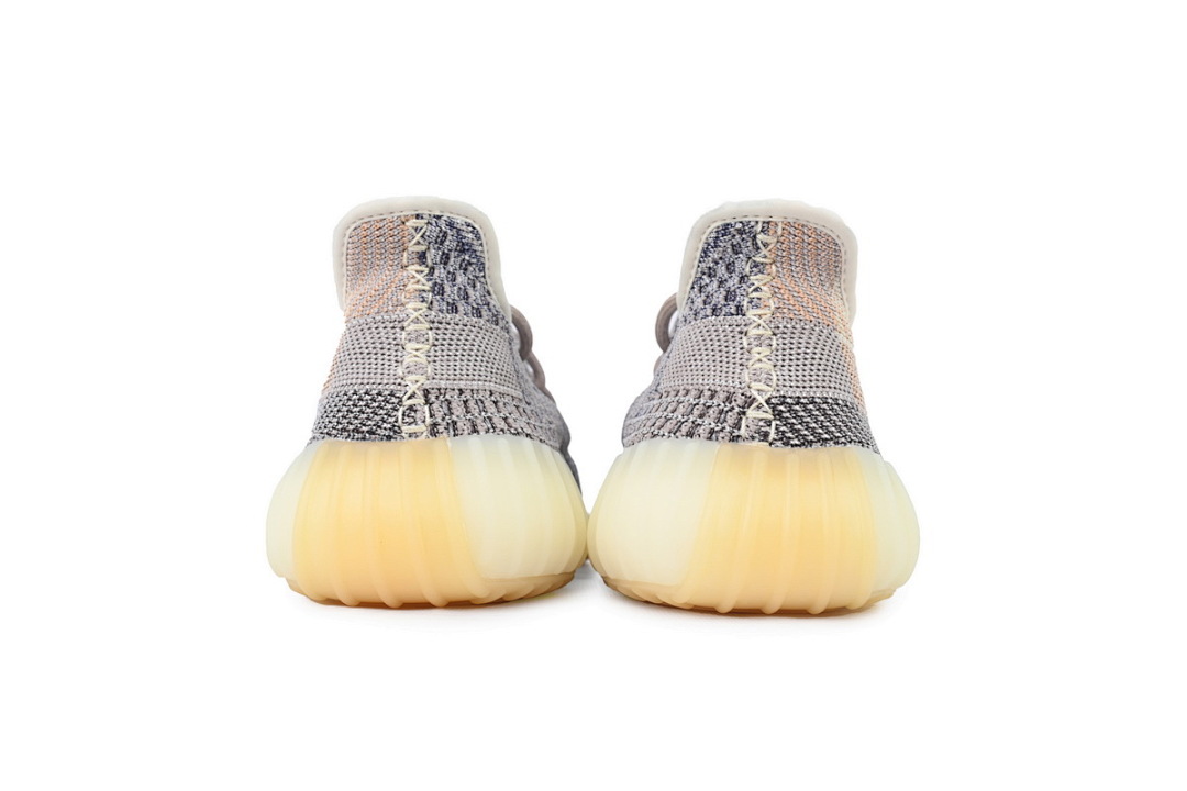 Yeezy Boost 350 V2 Beige Grey Knit Running Sneakers Men GY7658 