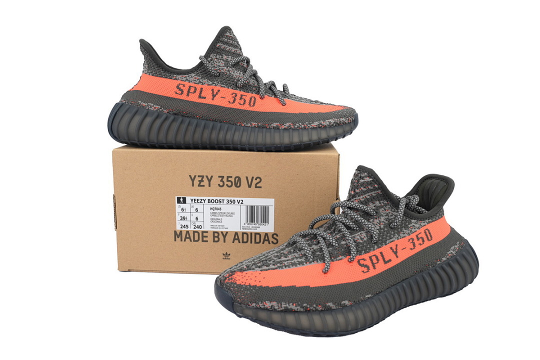 V2 adidas Yeezy 350 V2 Green Grey  HQ7045