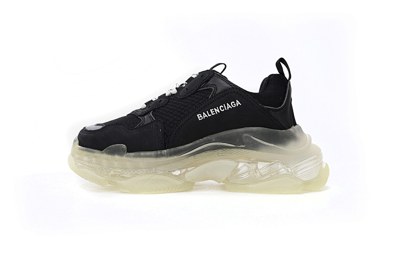 W0901 0823 Balenciaga Triple S Black Crystal
